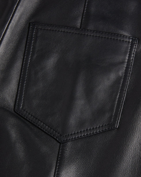 AUBINN-Trousers-Trend-setting and just fabulous, AUBINN are the ultimate style statement. With a high waist and enhanced seams, this modern wardrobe staple is ideal for any occasion and can be dressed up or down to suit your needs. Leather trousers have never looked better.By purchasing this product, you are supporting responsible leather manufacturing through the Leather Working Group. Ted Baker womenswear collection Leather trousers Barrel leg High rise Zip and button fastening Belt loops Five pockets Roo